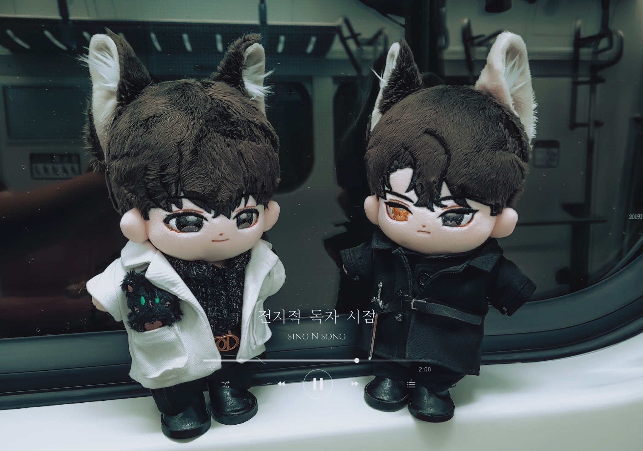 20cm/眾醉+獨醒+海鮮手偶