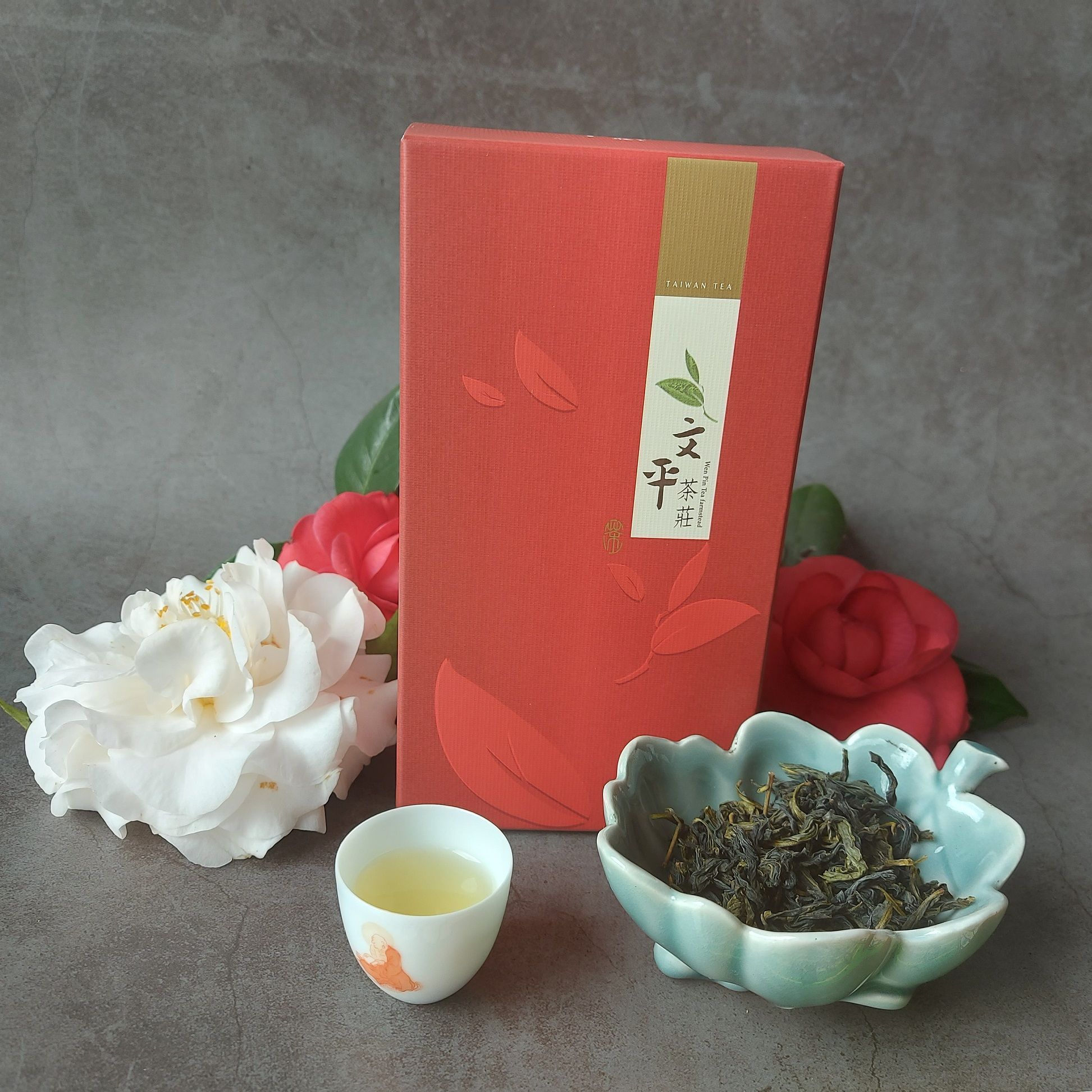 坪林文包種茶 頂級蘭花香包種 品質認證 回甘無窮 客人最愛 「文平茶園」 送禮自用最佳選擇 送折盒