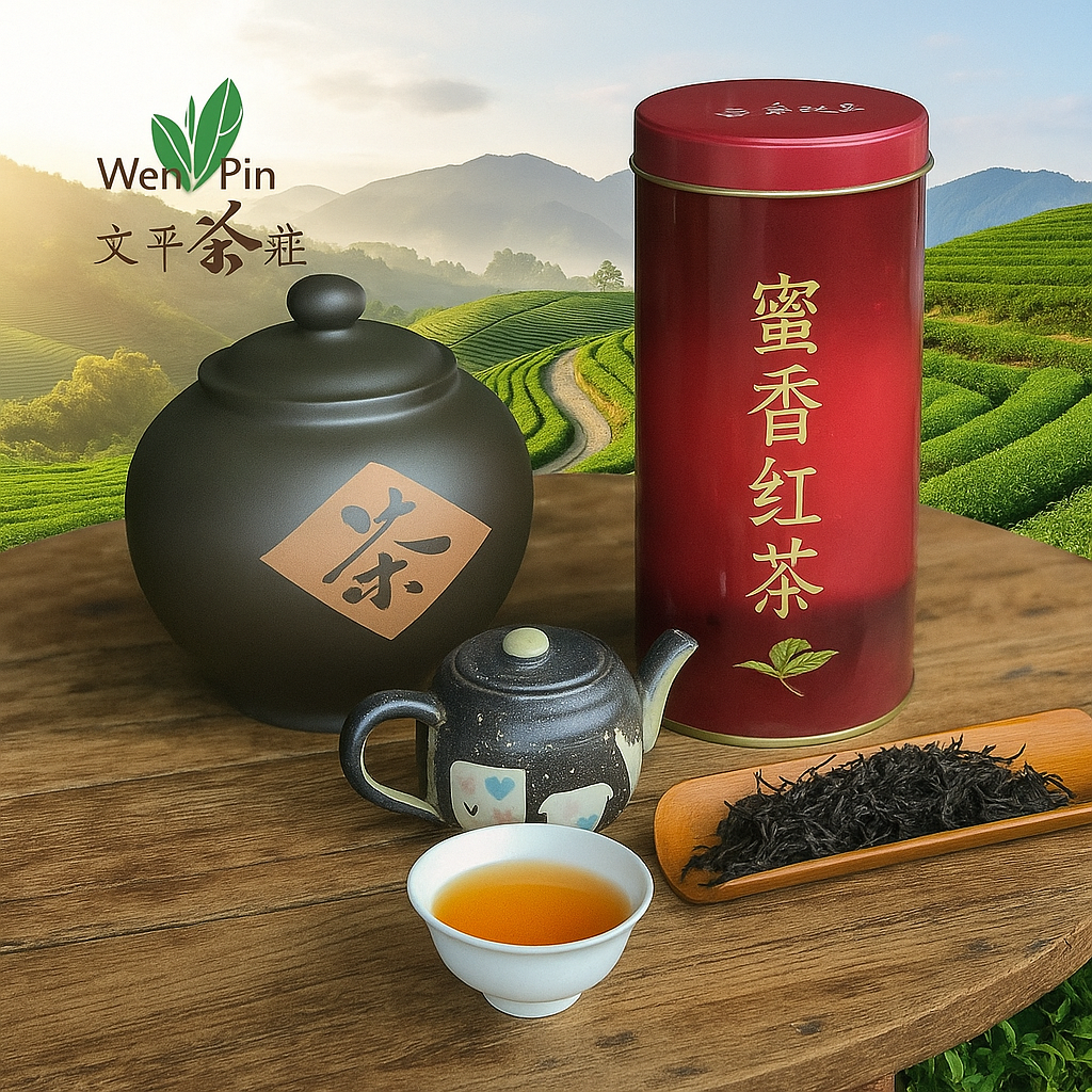 文平茶莊天然蜜香紅茶禮盒