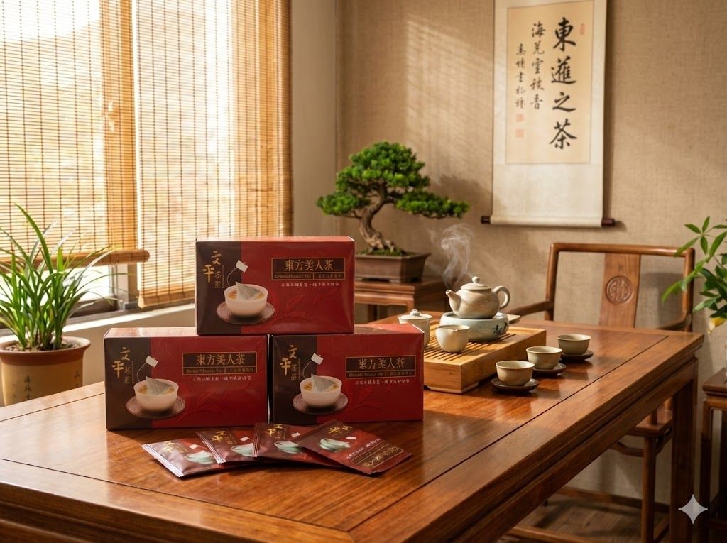 坪林「文平茶園」東方美人茶 原片三角立體茶包 多件優惠 高級原片茶葉 手工採收 聖誔節 交換禮物
