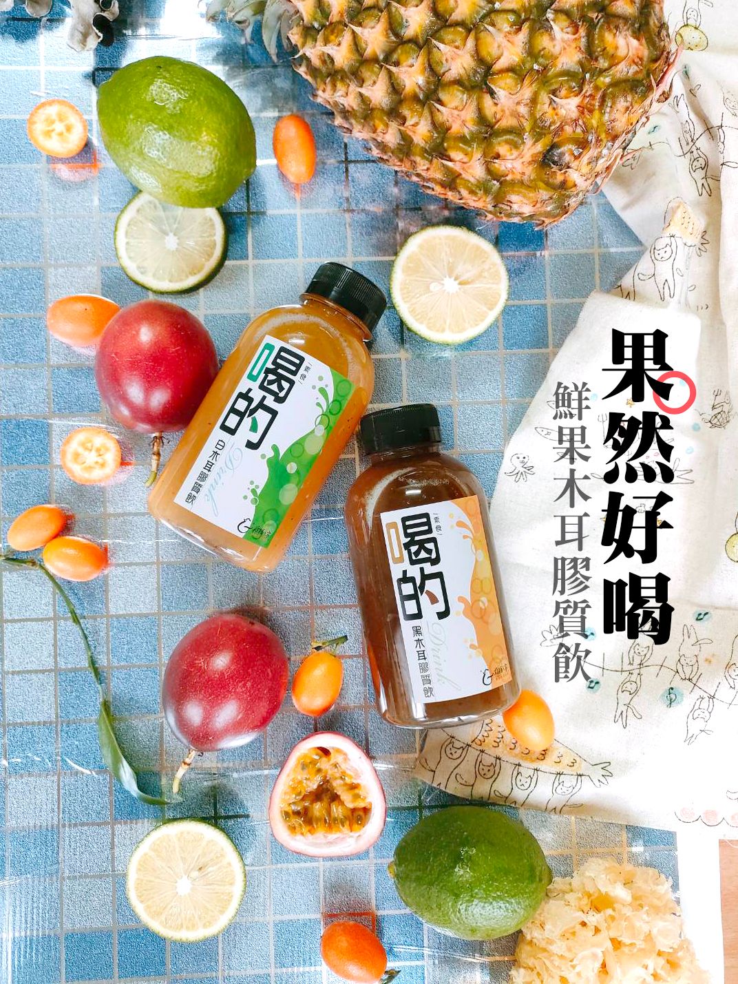 鮮果風味黑木耳膠質飲  480ml
