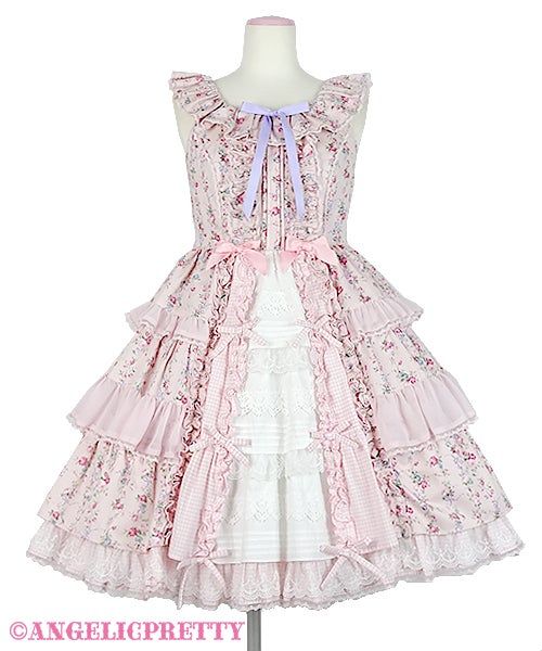 Angelic Pretty / Petit Bouquet JSK 送Half Bonnet +BABY花朵髮箍