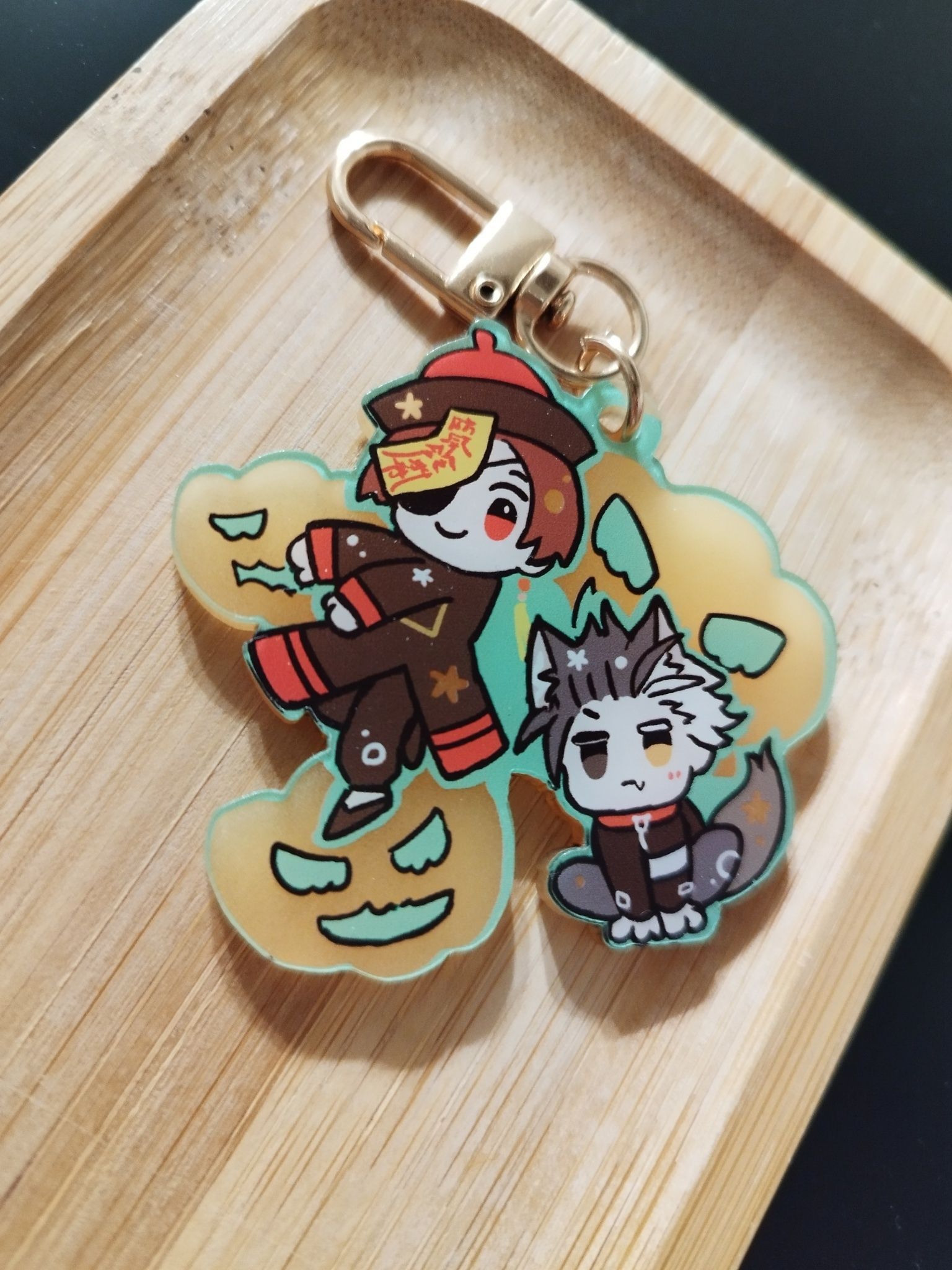 【防風少年】蘇櫻-萬聖夜夜光鑰匙圈