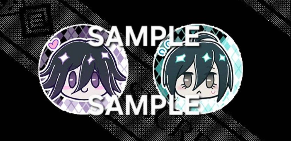 【V3】王馬＆最原 糖果小徽章組