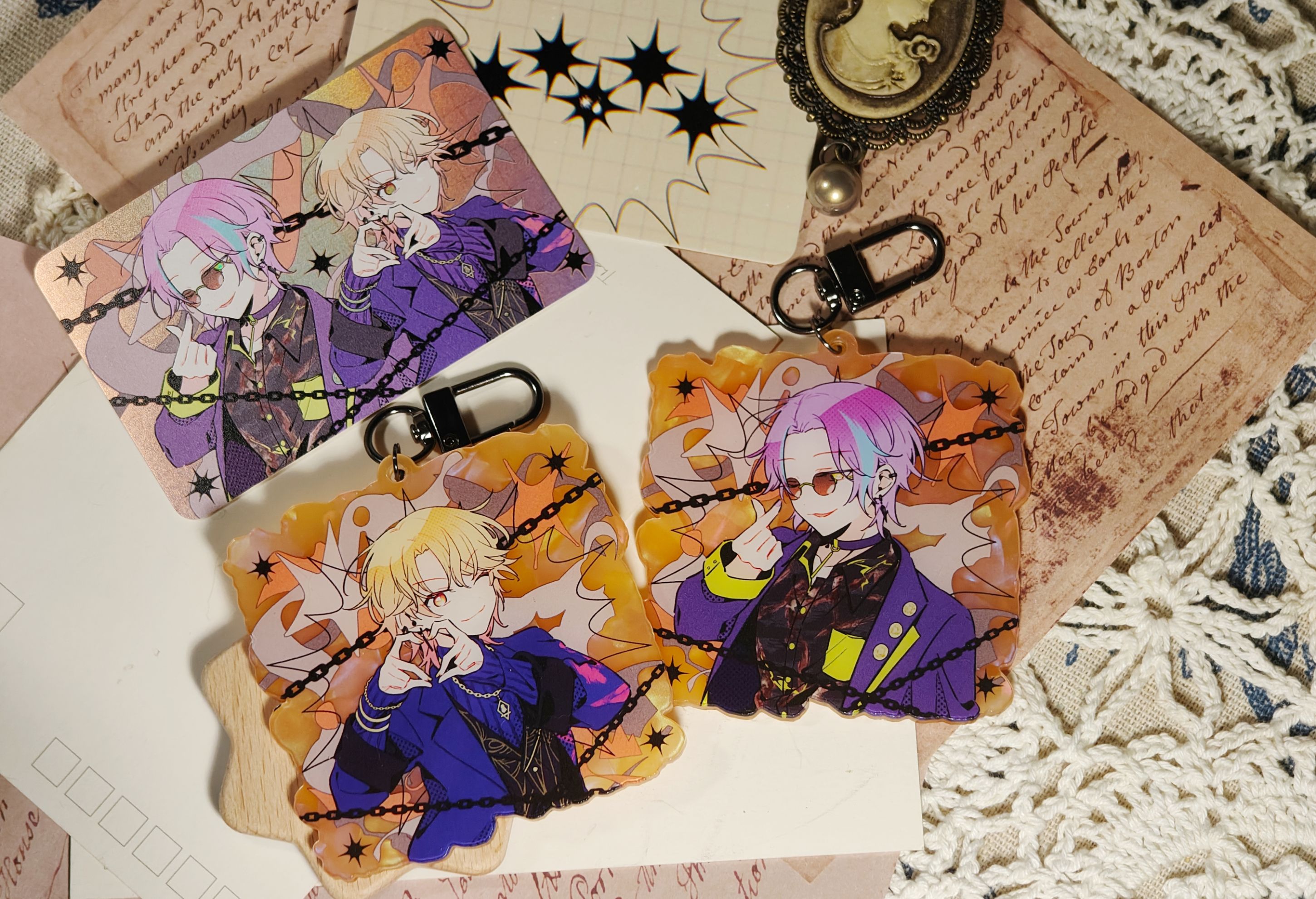 🎈🌟天國地獄壓克力小卡set⛓️（2-3月出貨）