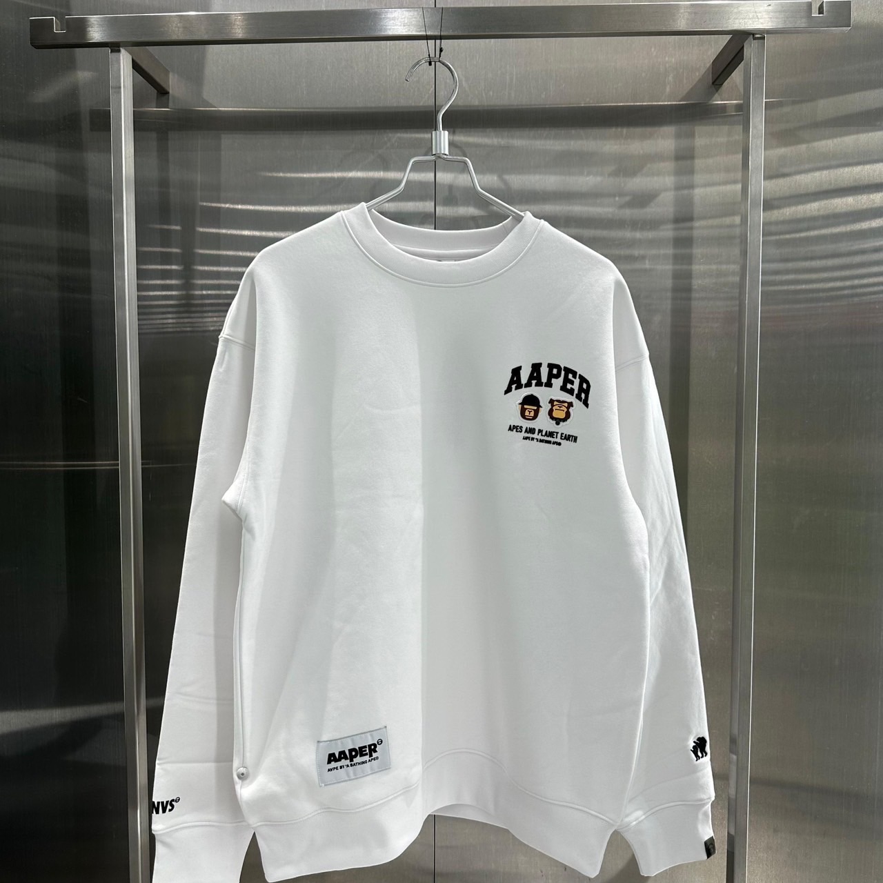 Aape內刷毛長袖系列