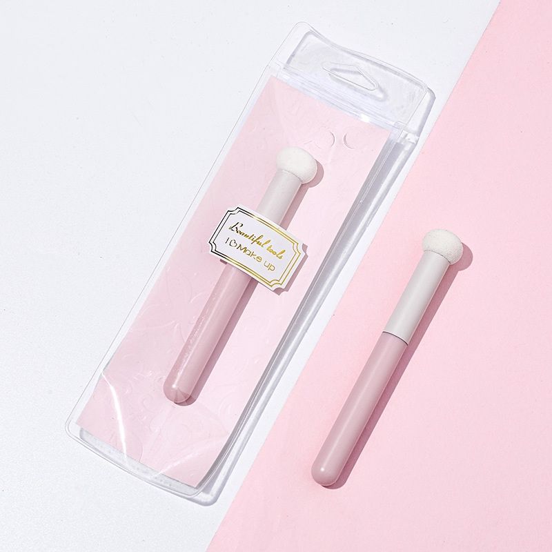 【SIISBEAUTY】化妝刷 遮瑕刷 唇刷 口紅刷 刀鋒刷 眼線刷 圓頭唇部暈染遮瑕刷唇筆刷便攜帶蓋專業唇線