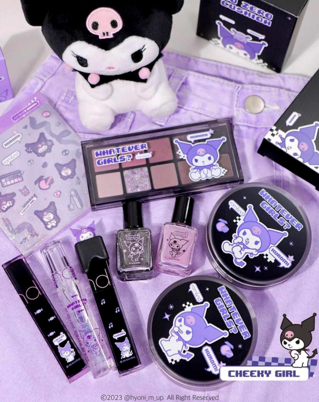 【SIISBEAUTY】ROMAND 三麗鷗聯名 唇釉 氣墊 眼影盤 指甲油 庫洛米 SANRIO