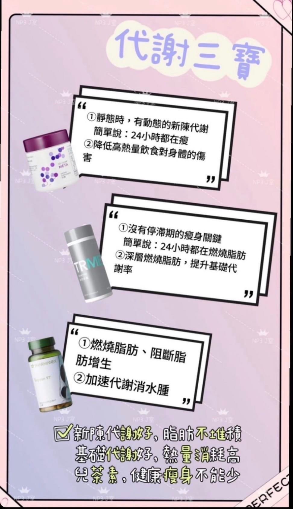 經典超人氣代謝三寶優惠組