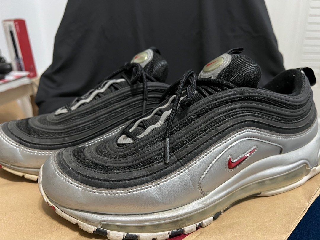🐈二手Nike AIR max 97 QS 黑銀 US10.5