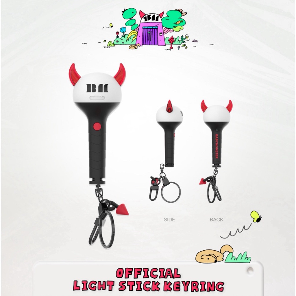 Babymonster 寶怪 小手燈吊飾