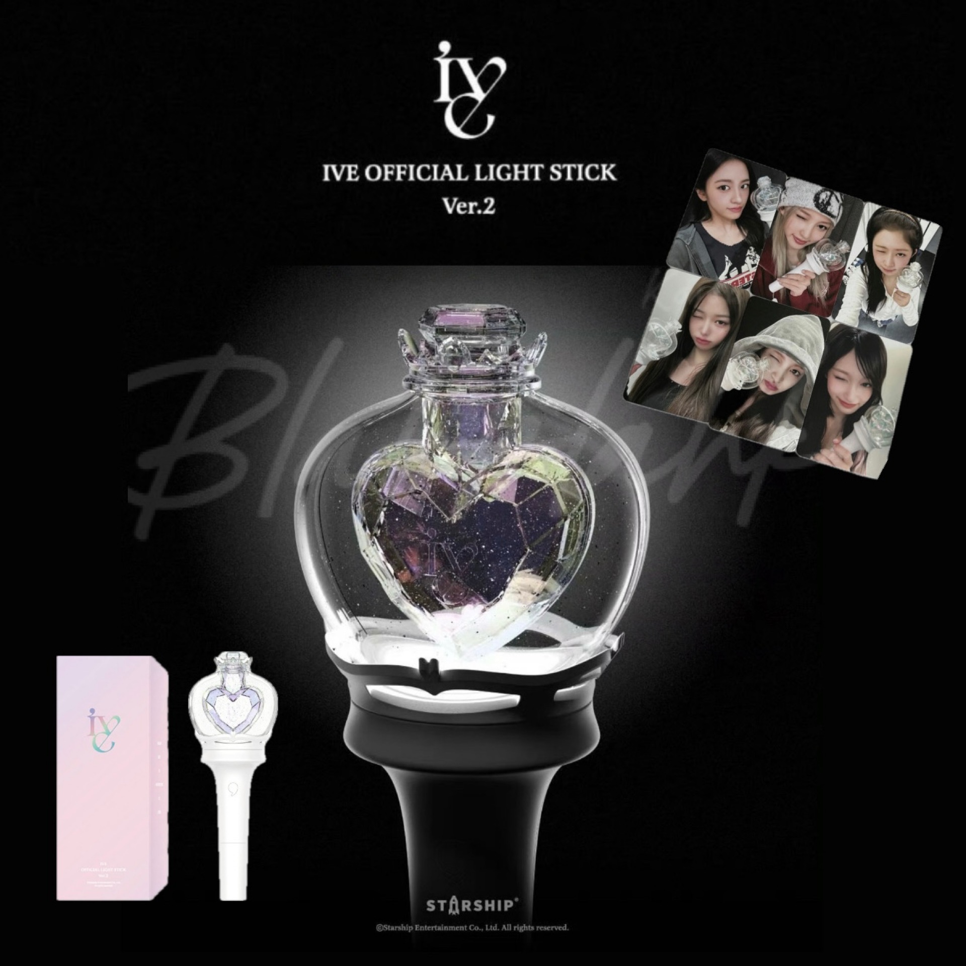 IVE VER.2 二代 官方應援手燈 應援棒 官方手燈