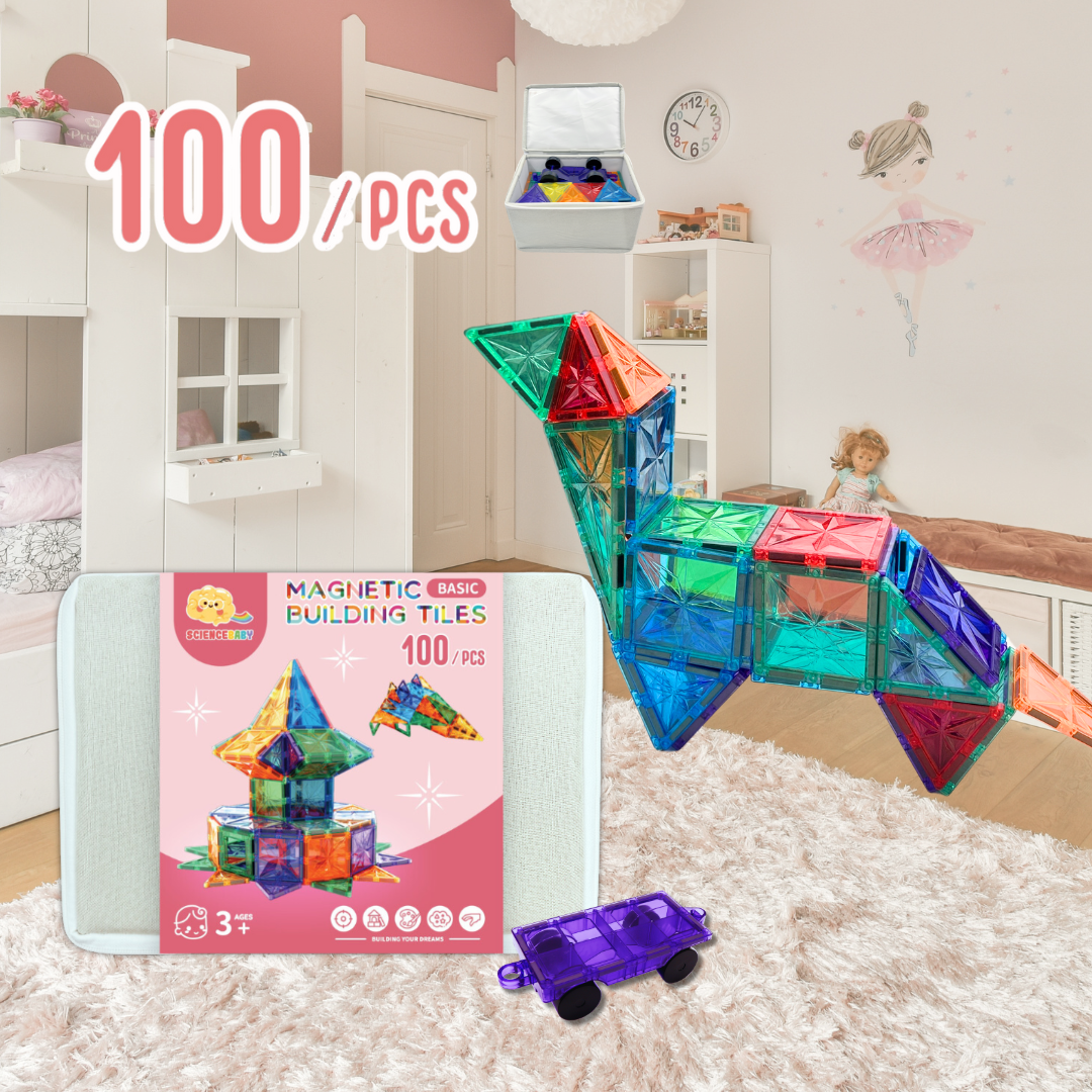 ScienceBaby，雪鑽收納盒版100片