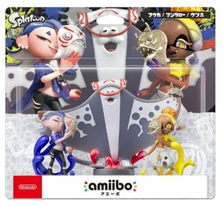 Amiibo 公仔 魚漿幫 斯普拉遁3 系列 合併包裝 三款一套 3隻一組 2023/11/17