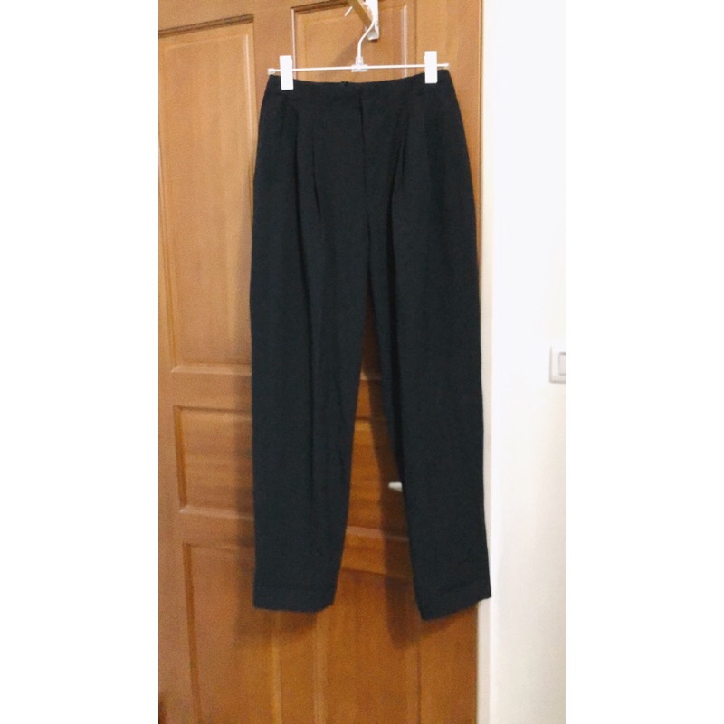 UNIQL x Theory 近全新 時尚美型直筒寬褲女S