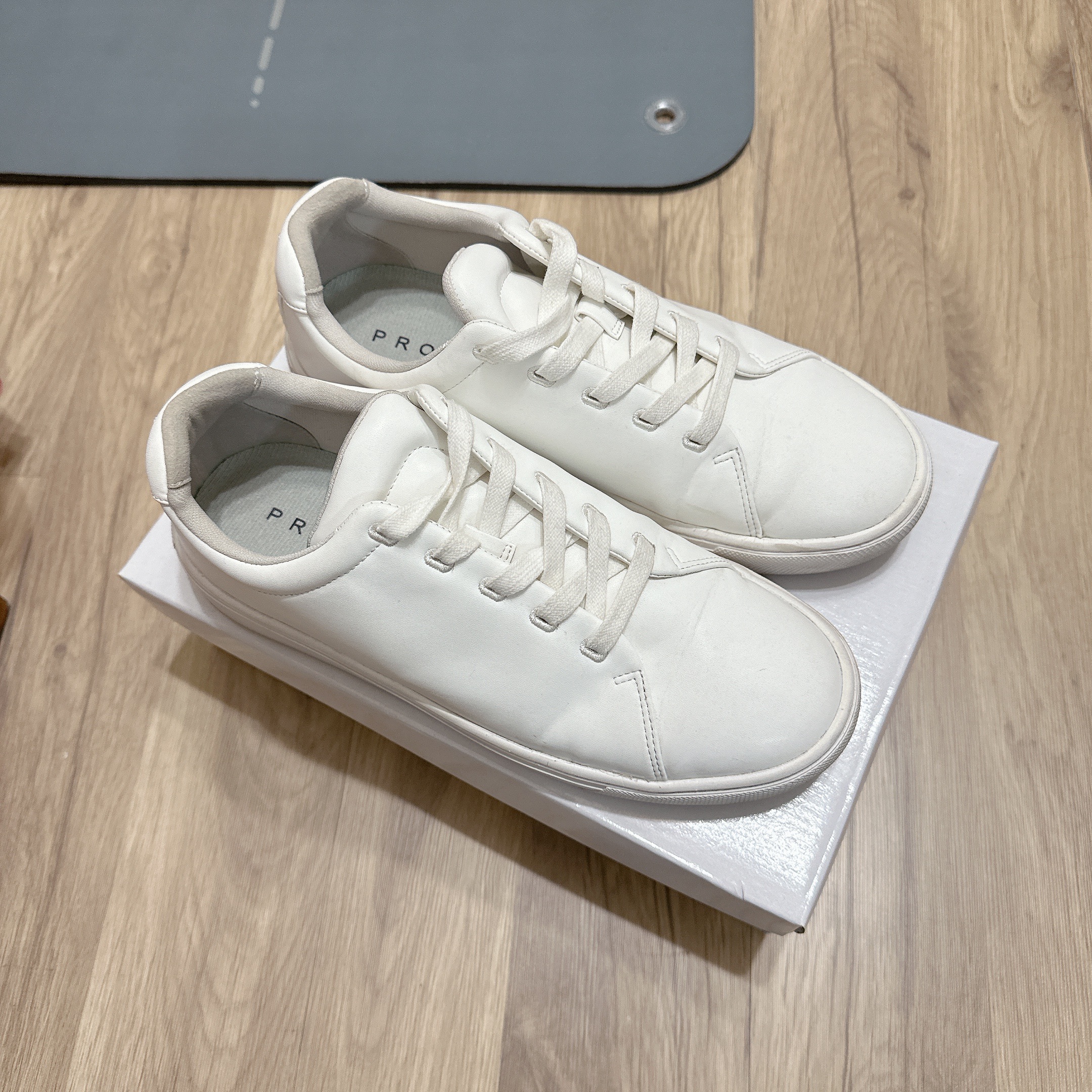 近全新【Projext】Scooter One White Women防水抗污小白鞋 女款白色