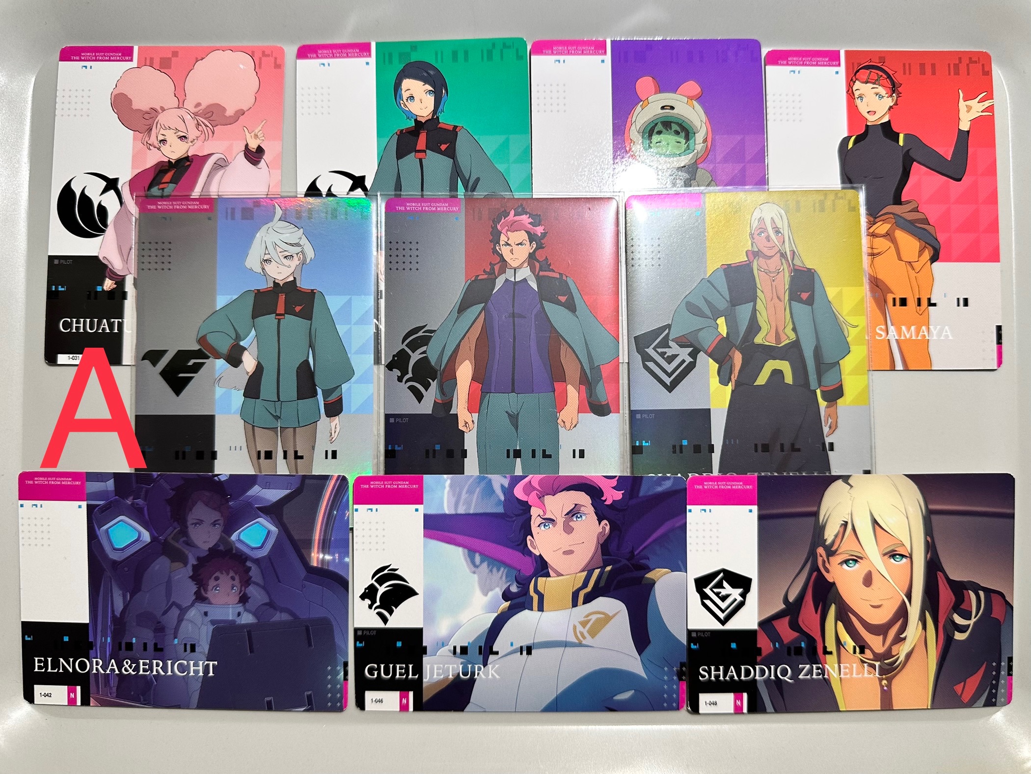 水星的魔女 Gundam card collection