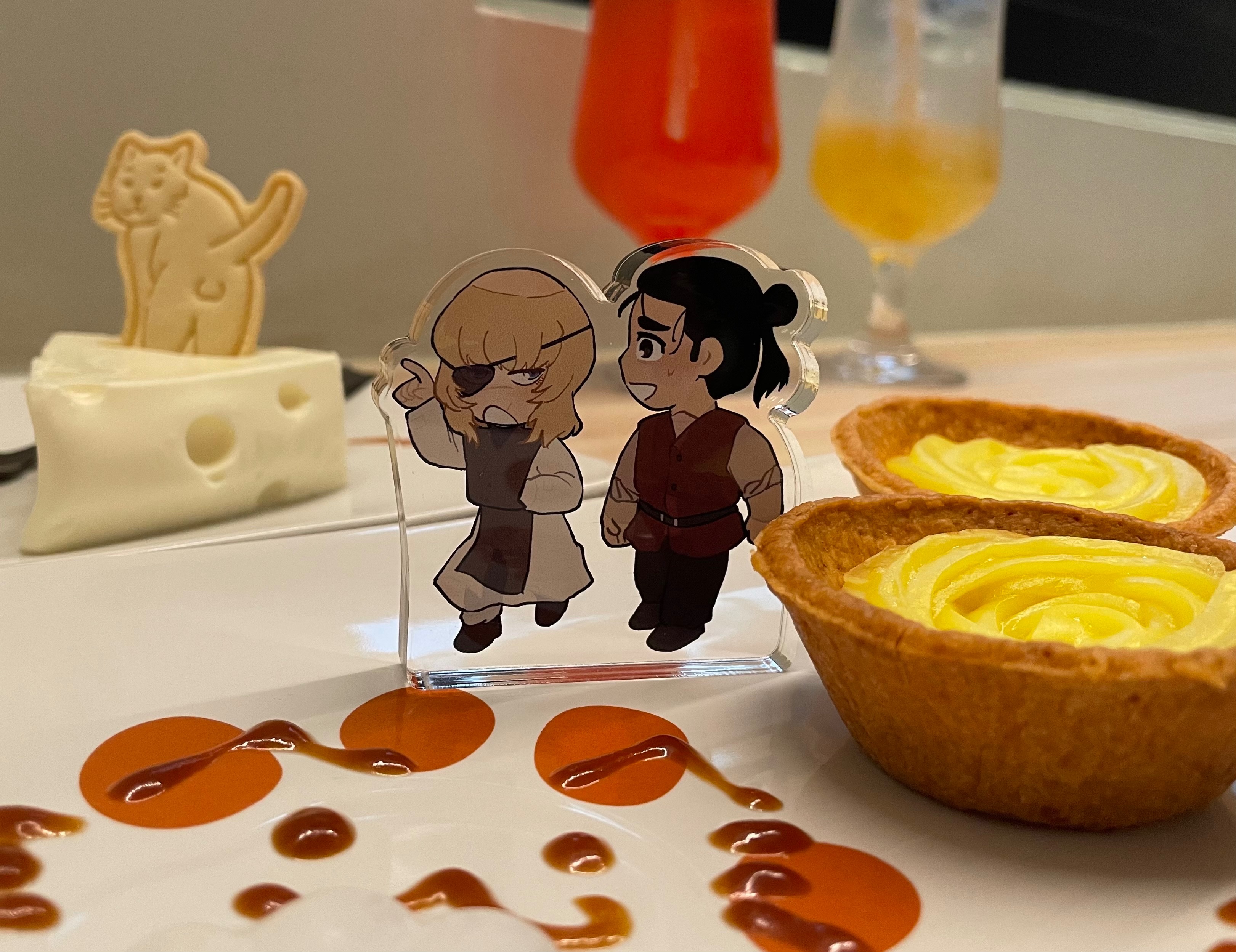 奧巴雙面壓克力飯友