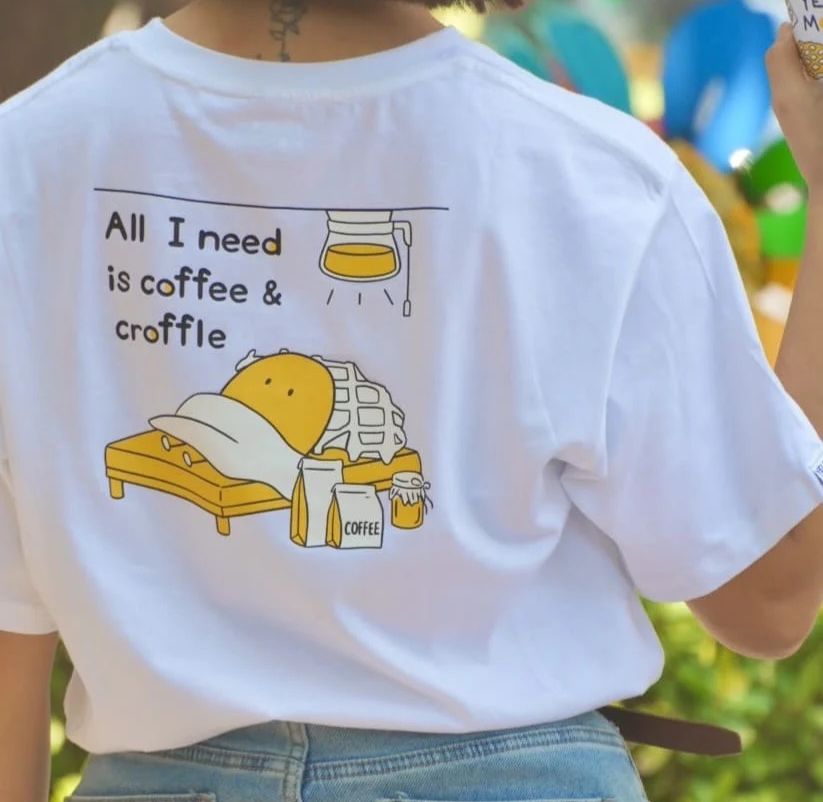 Croffle Dream Tee｜插畫 T-shirt（共兩色）