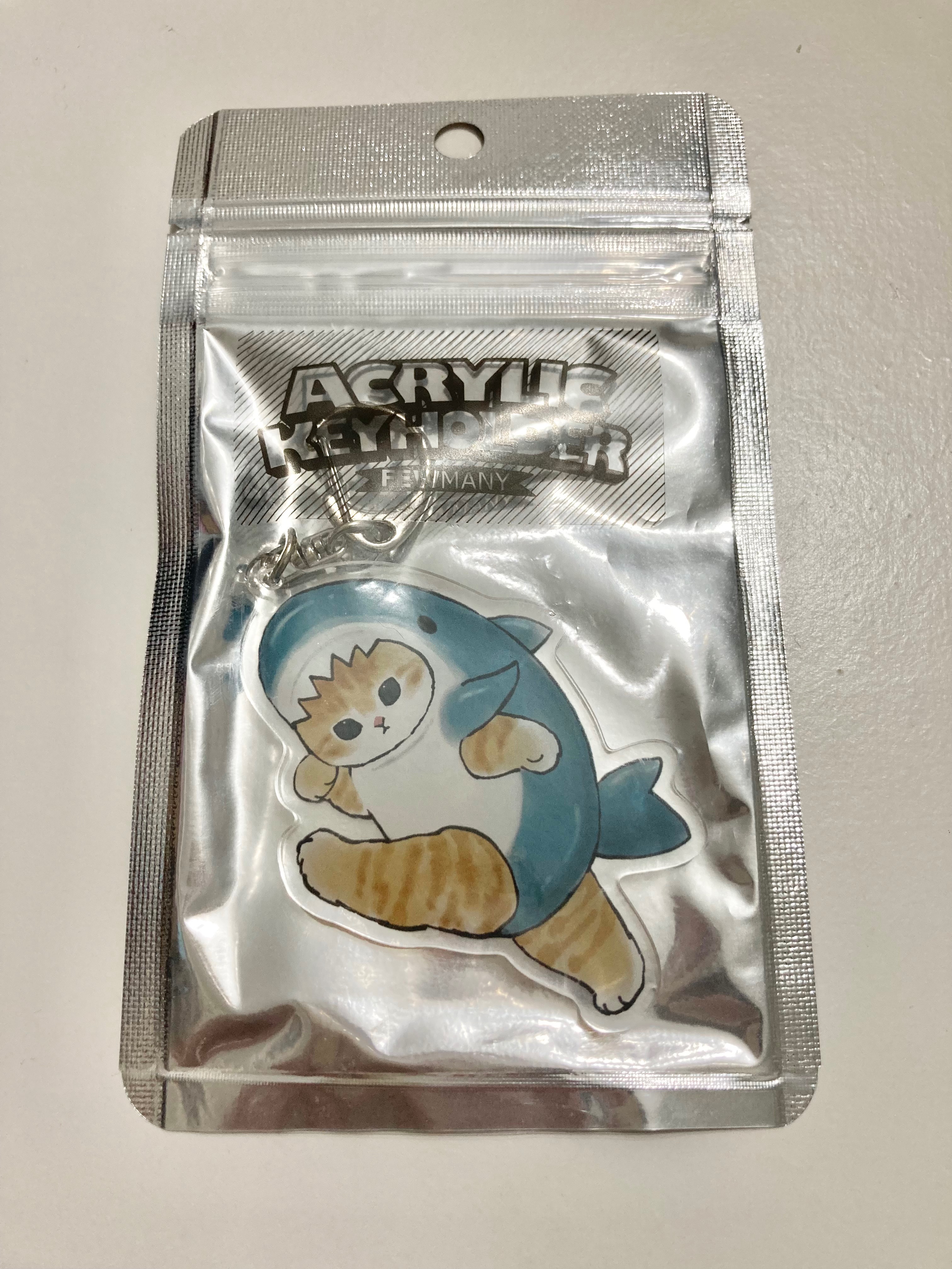 鯊魚貓 壓克力鑰匙圈