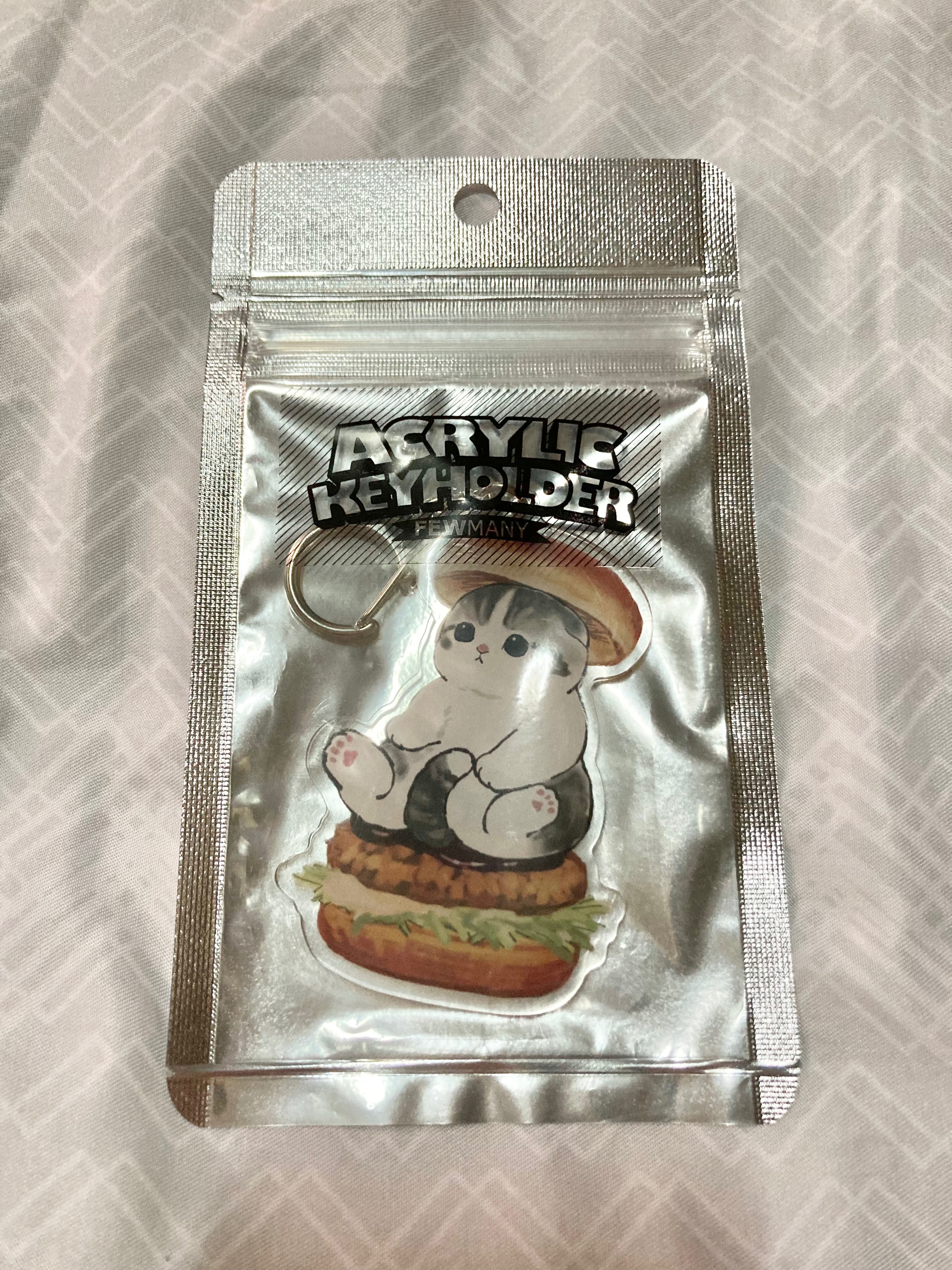 漢堡貓 壓克力鑰匙圈