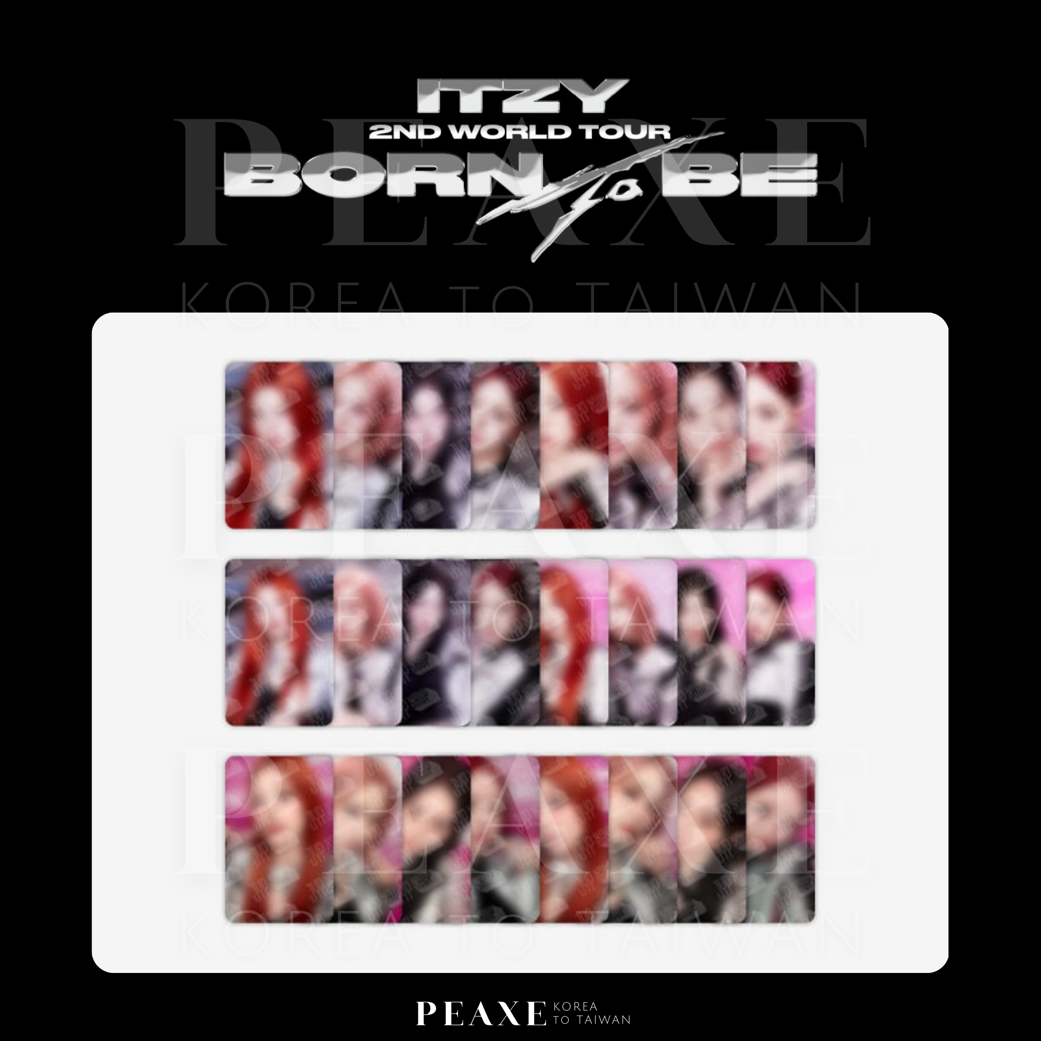 ITZY 2ND WORLD TOUR［BORN TO BE］in SEOUL 世巡演唱會官方周邊