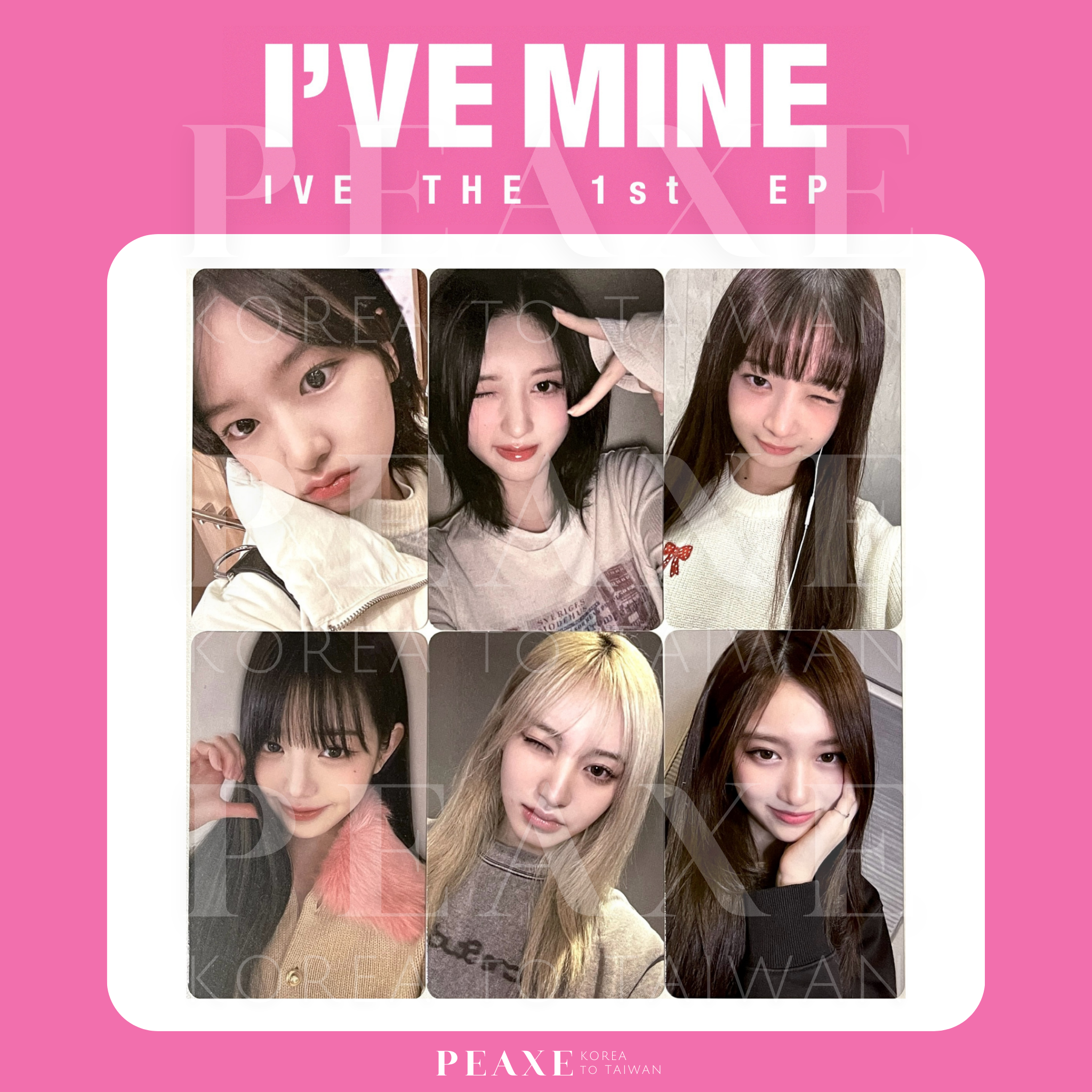 IVE［IVE MINE] SOUNDWAVE SW 馬來西亞 特典小卡