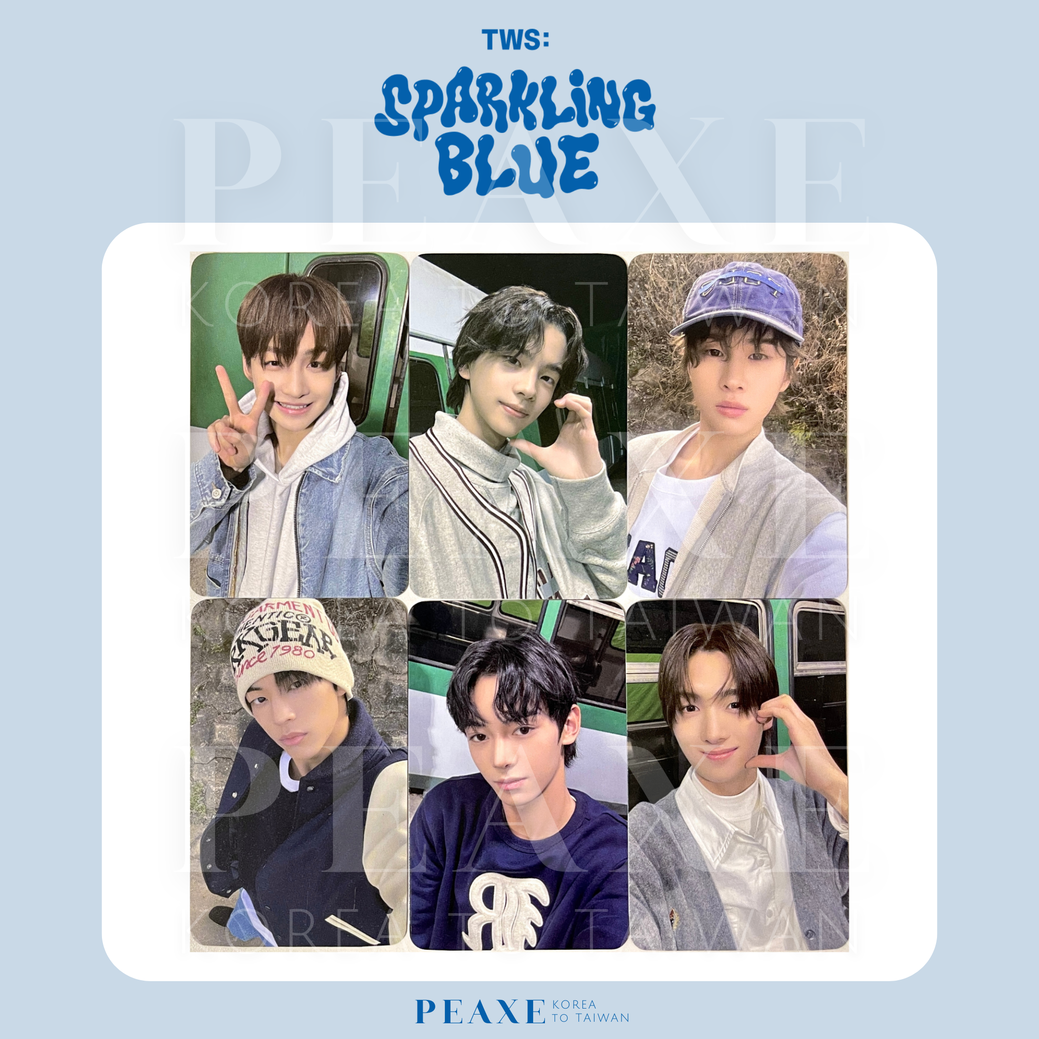 TWS［S p a r k l i n g b l u e］Powerstation PST 特典小卡