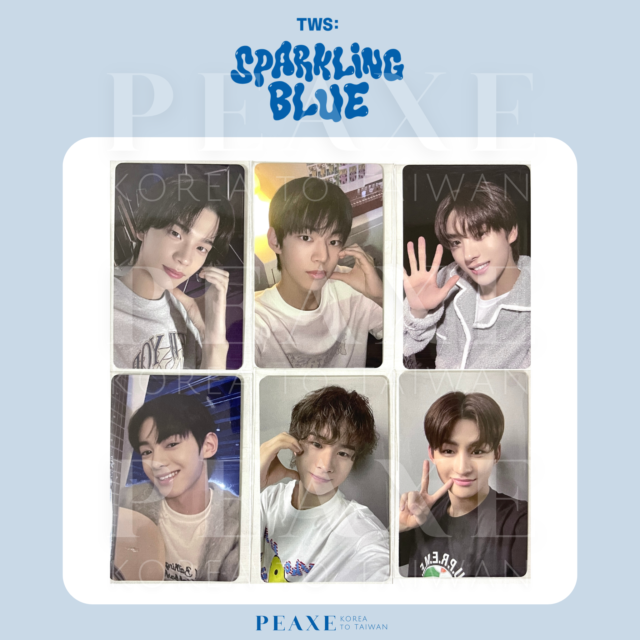 TWS［S p a r k l i n g b l u e］Weverse WVS 簽售特典小卡