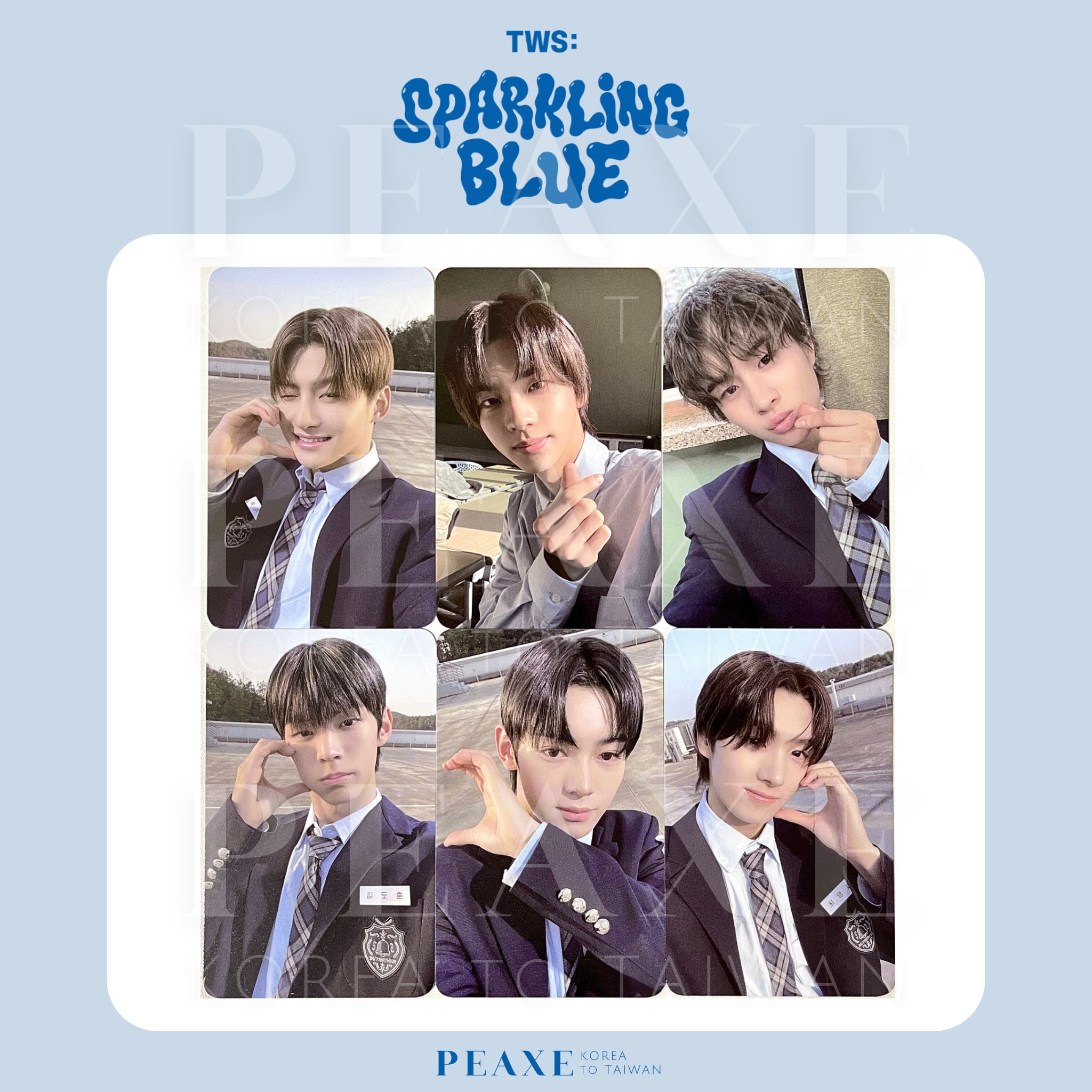 TWS［S p a r k l i n g b l u e］SOUNDWAVE SW 特典小卡