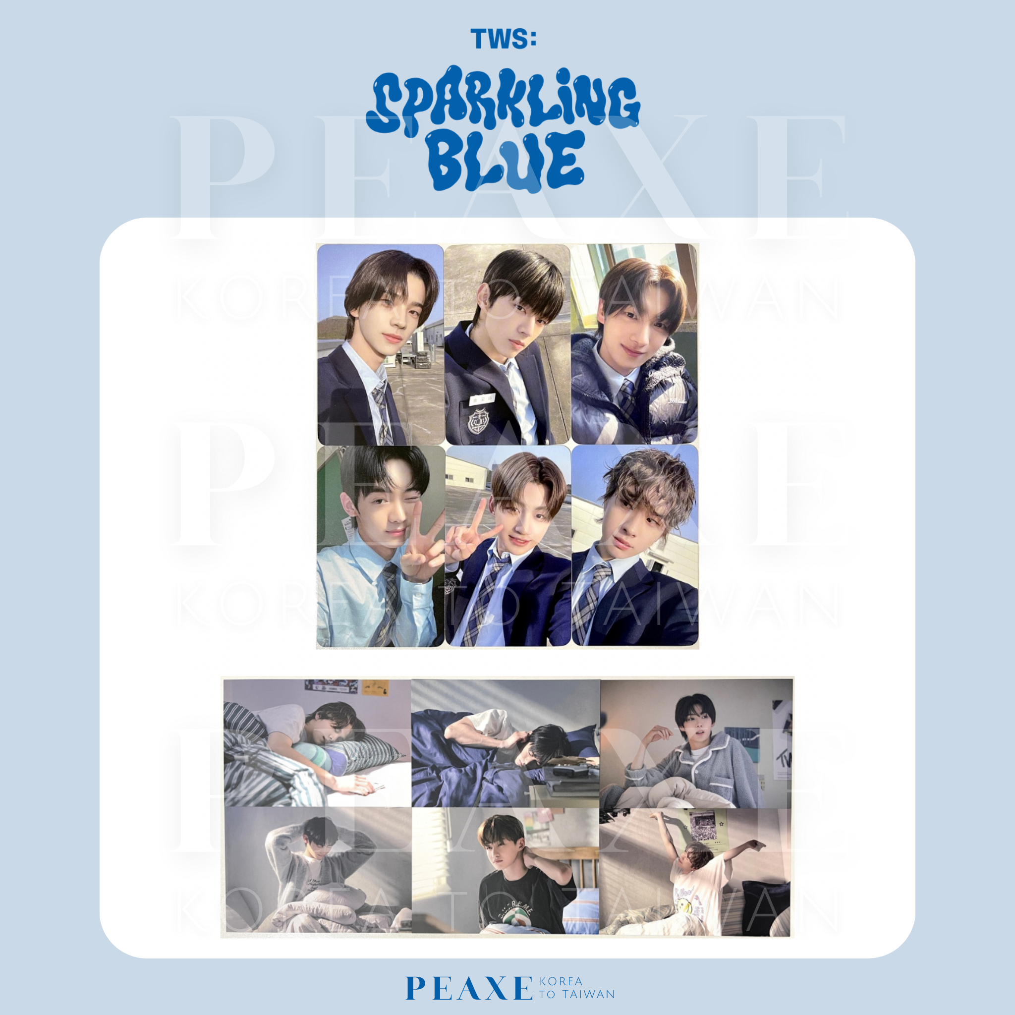 TWS［S p a r k l i n g b l u e］SOUNDWAVE SW 特典小卡 明信片