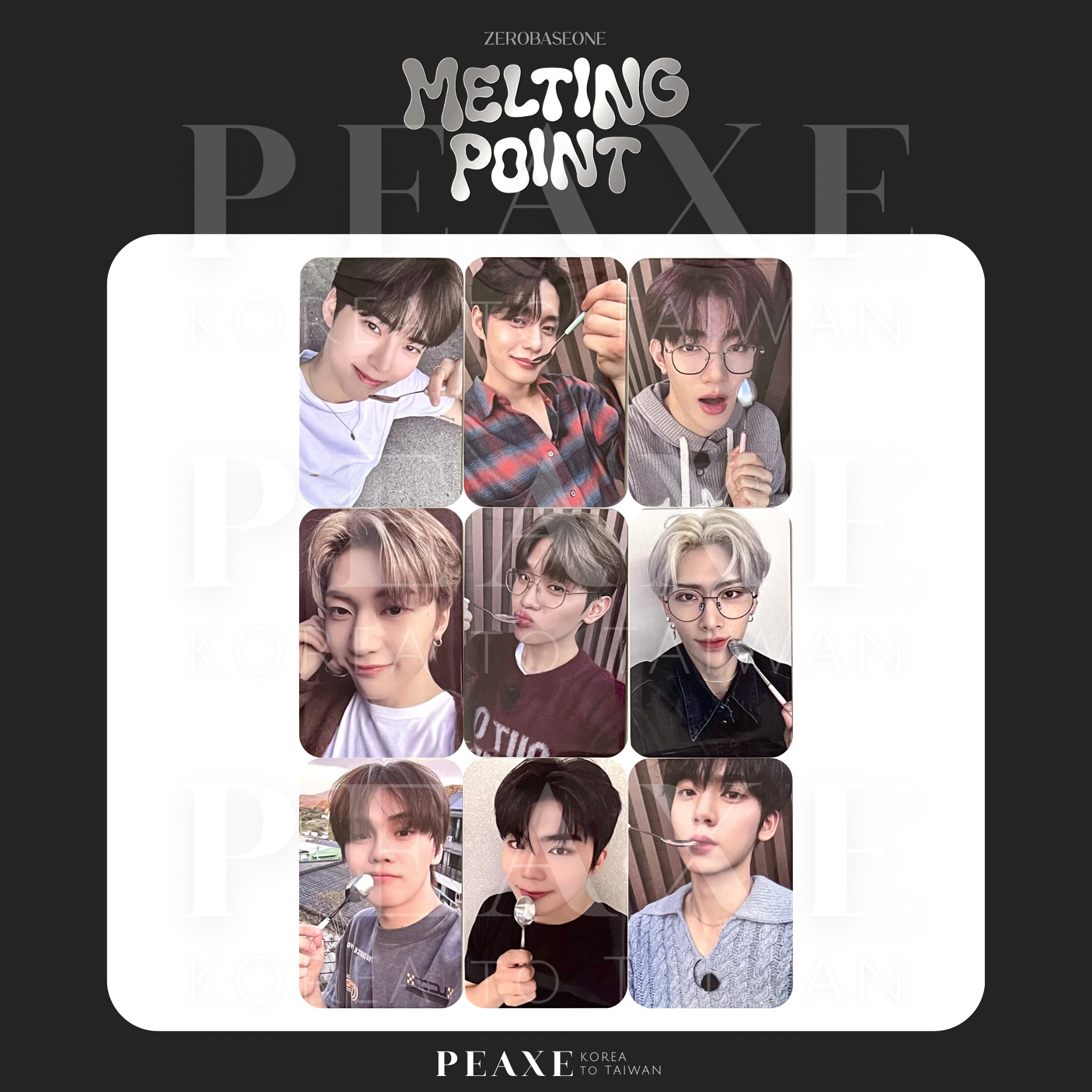 ZB1［MELTING POINT］Ktown4u K4 用餐禮儀 特典小卡