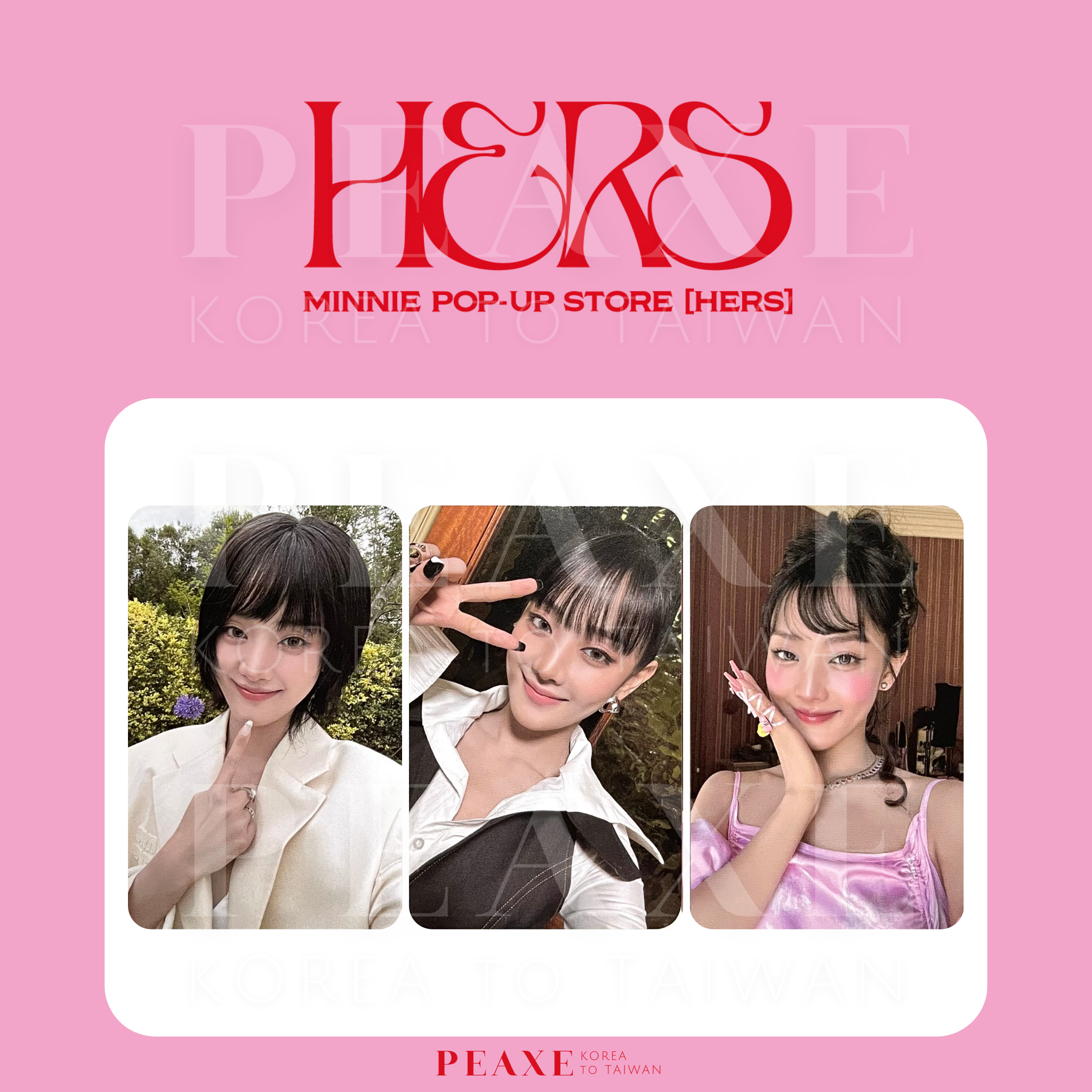 MINNIE（（G）I-DLE）POP-UP STORE［HERS］快閃店官方周邊 滿額卡 特典卡 小卡