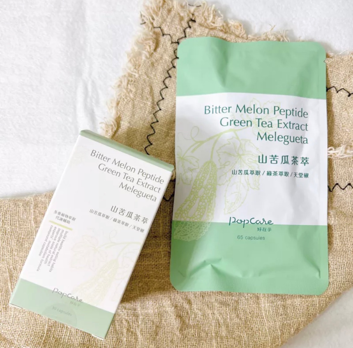 ￼好在乎Popcare_輕鬆代謝｜山苦瓜茶萃複方膠囊
