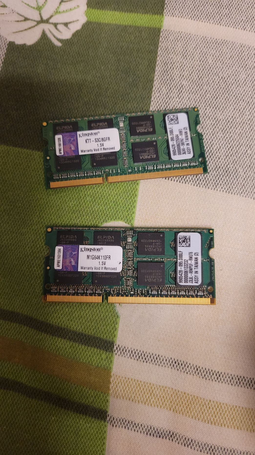 金士頓筆電記憶體 DDR3 8G