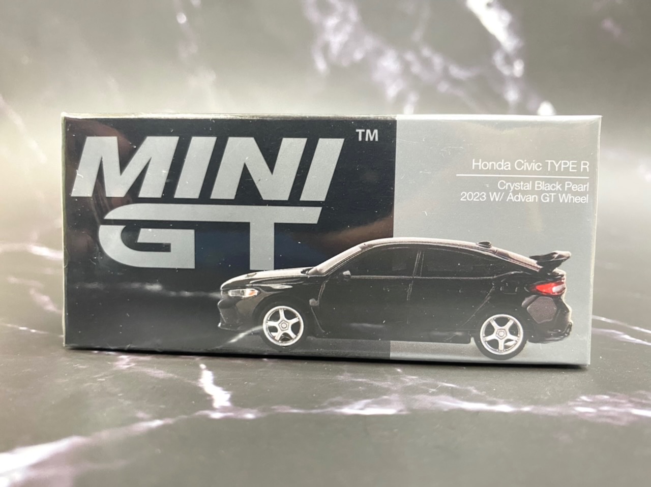 玩具偉富 現貨 MINI GT 585 本田 Civic Type R 2023 ADVAN GT 輪圈 珍珠黑