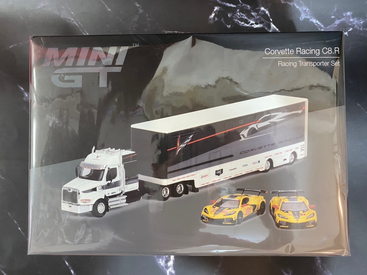 玩具偉富 現貨 MINI GT MGTS0009 雪佛蘭 Corvette Racing C8.R 賽車運輸車套裝