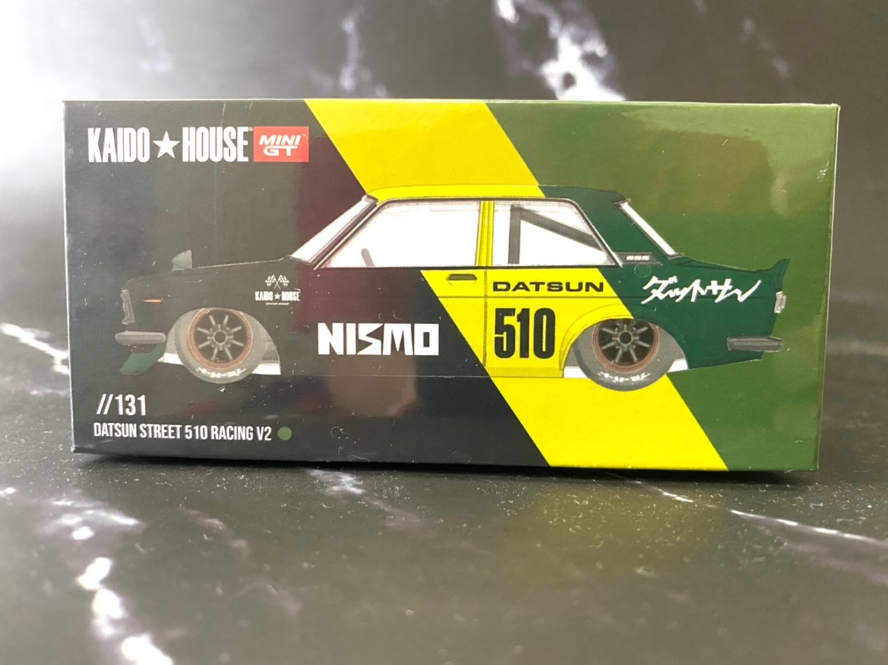 MINI GT KHMG131 Datsun Street 510 Racing V-2