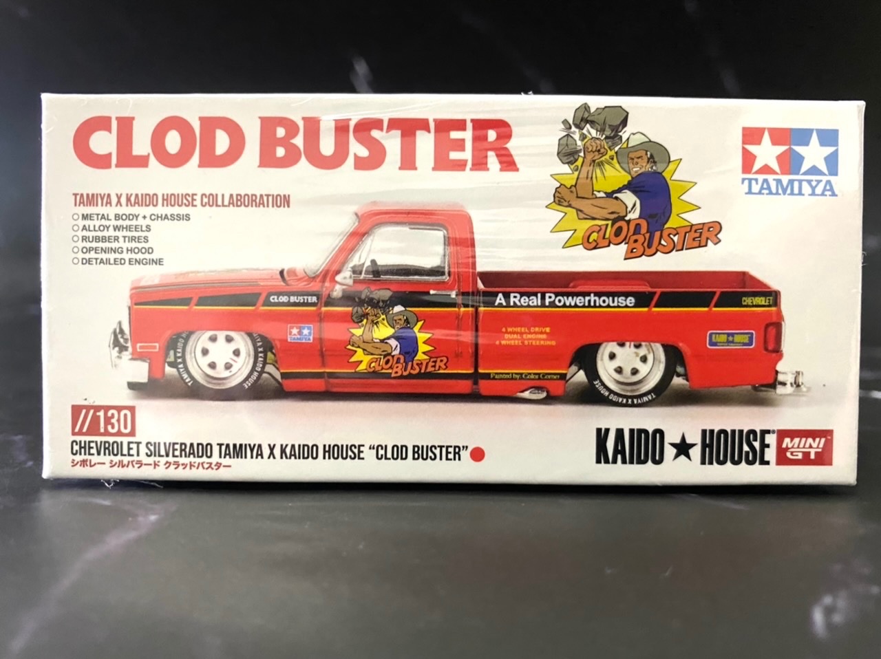 MINI GT KHMG130 雪佛蘭 Silverado TAMIYA x 凱多屋 Clod Buster