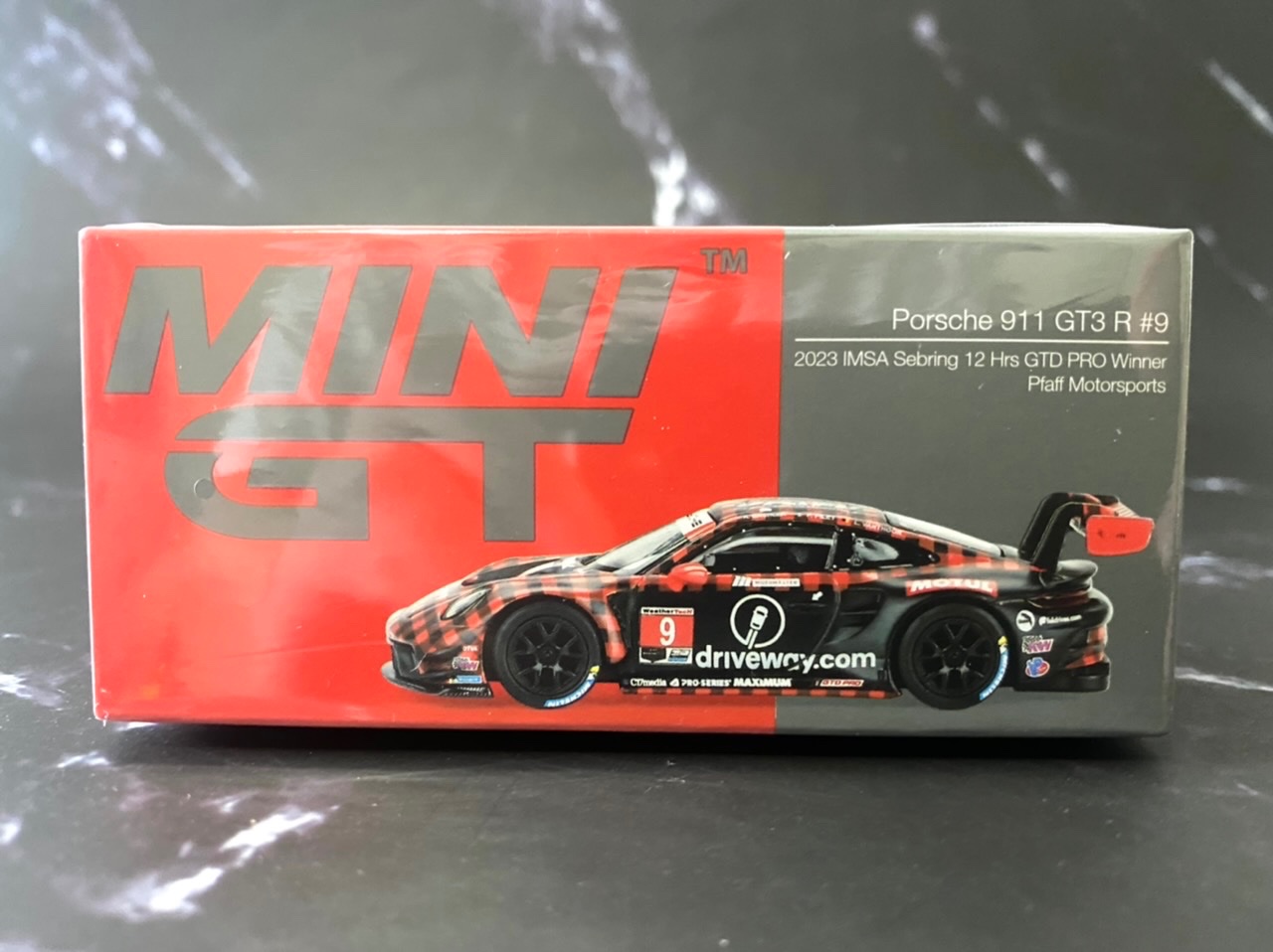 770 保時捷 911 GT3 R #9 IMSA 2023年 賽百靈12小時 冠軍 左駕
