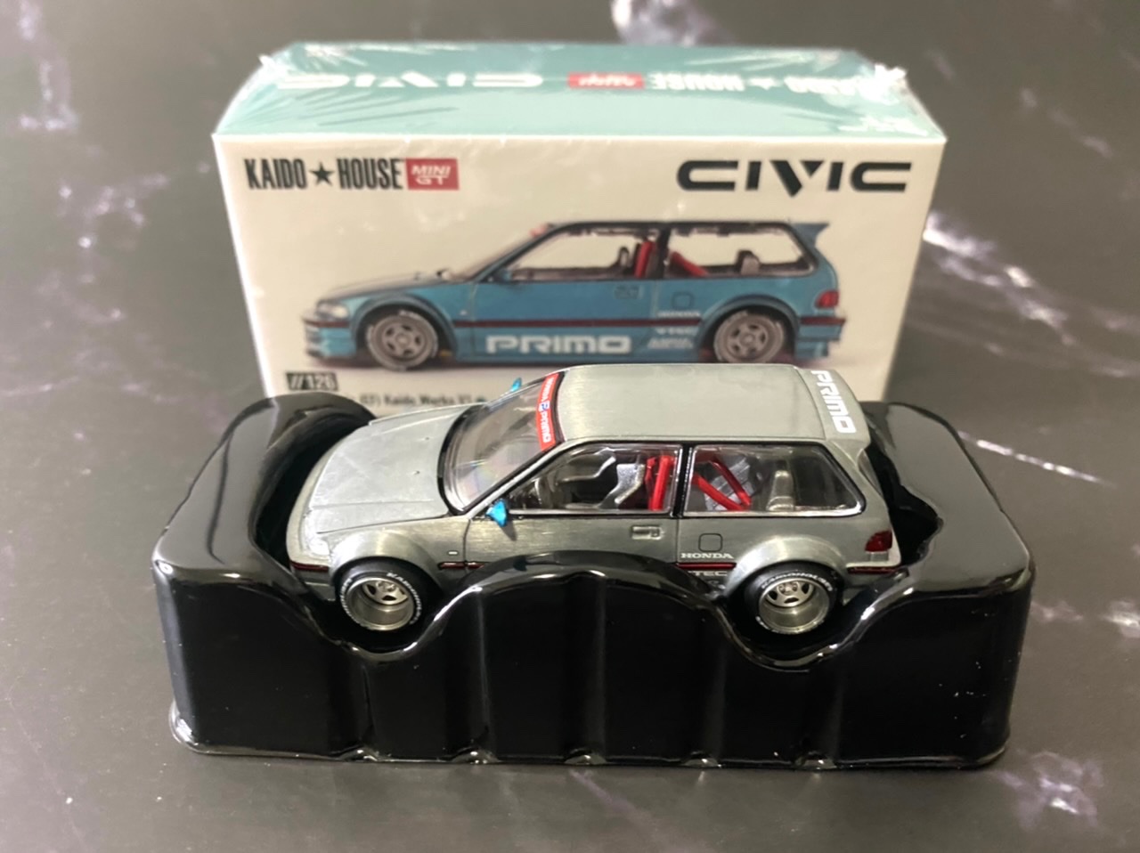 MINI GT KHMG126 本田 Civic EF 凱多屋 V1