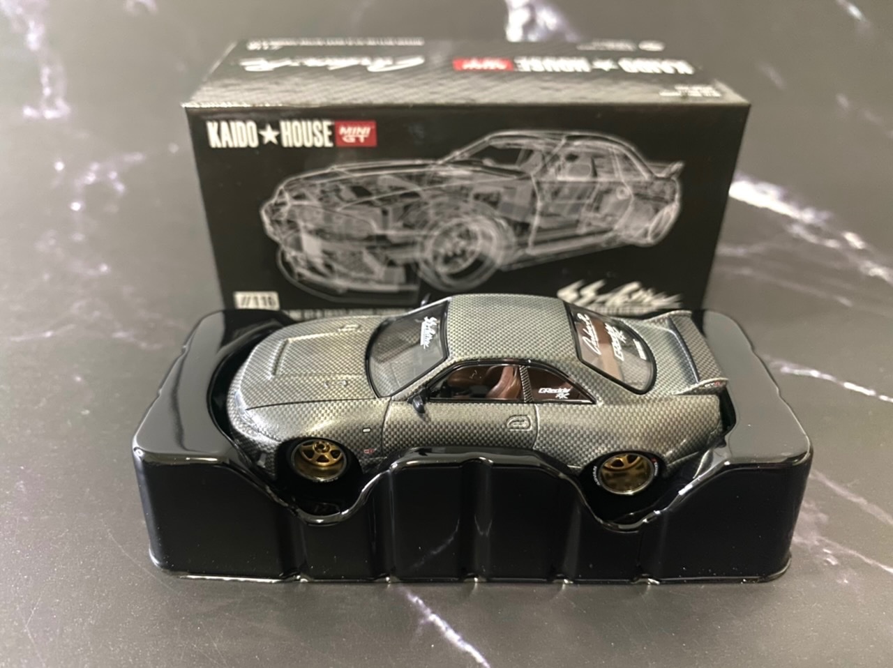 玩具偉富 現貨 MINI GT KHMG116 日產 Skyline GT-R R33 Active 碳纖維 R