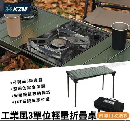 KZM 工業風 IGT桌 3單位 （4露）