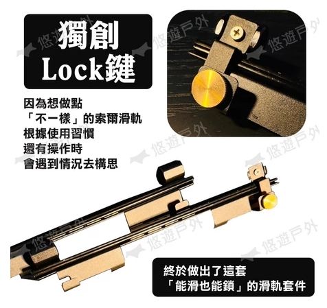 日月鐵工防 THOR 滑軌 53＆75L專用 2露