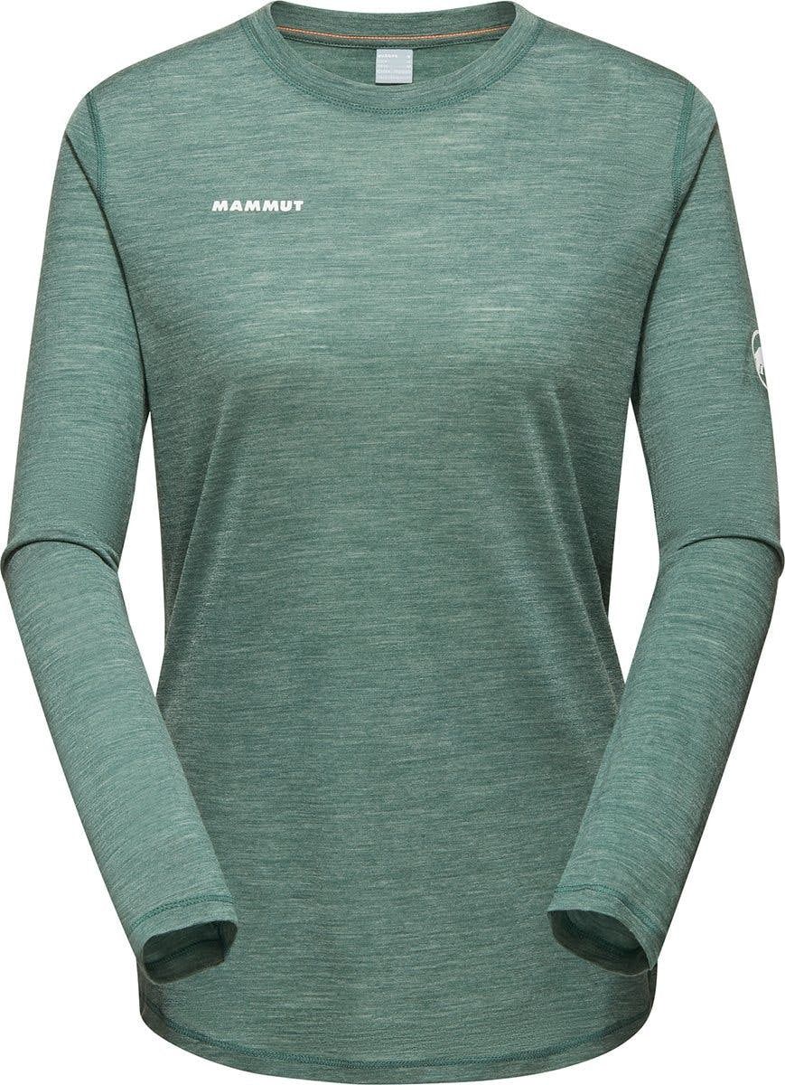 Mammut Tree Wool FL 女款羊毛混紡快乾抗臭長袖T恤 2024全新款