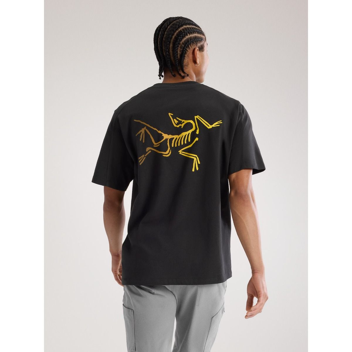 Arc’teryx Kragg Cotton Logo Shirt SS Men - 男款黑金24k短䄂