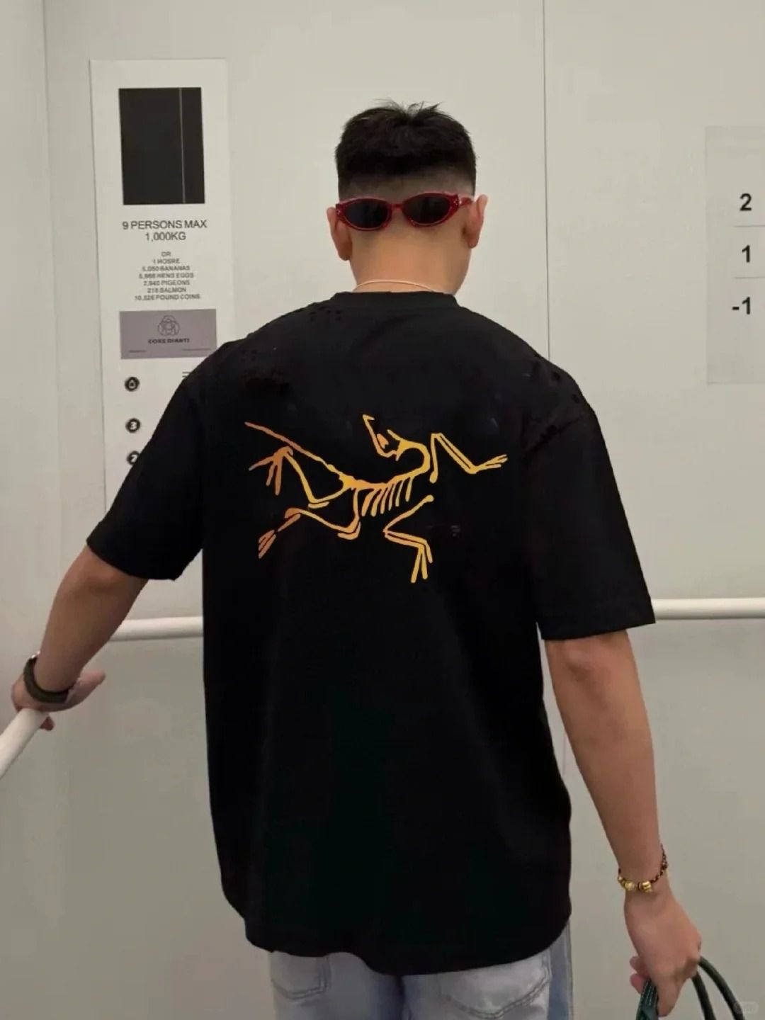 Arc’teryx Kragg Cotton Logo Shirt SS Men - 男款黑金24k短䄂