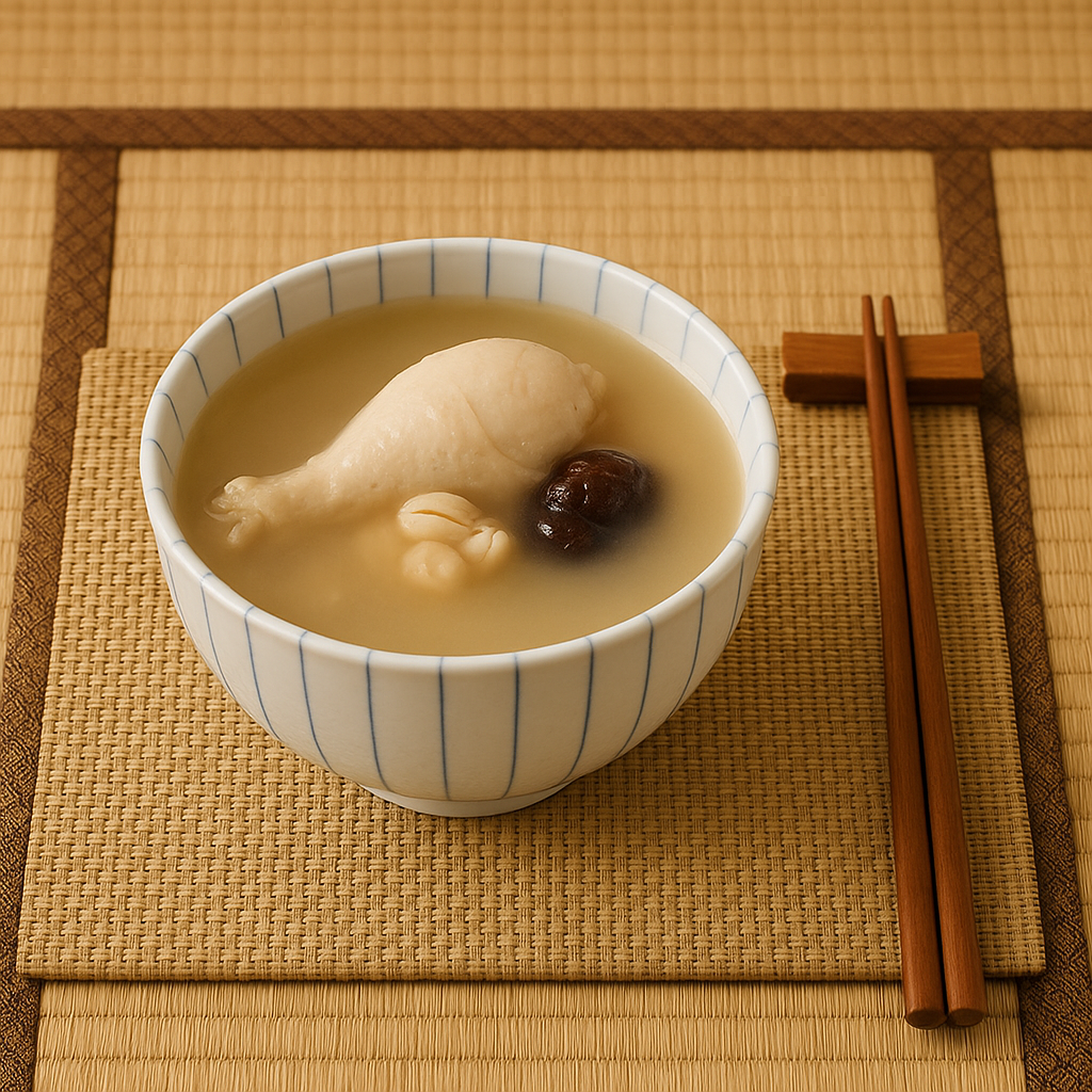 干貝鹽味雞湯