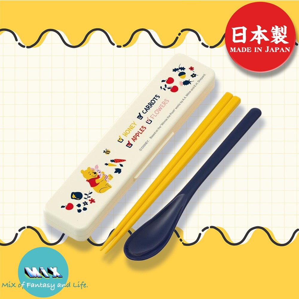 日本製造 Skater 小熊維尼餐具兩件組