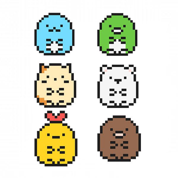 角落森物系列- 6款  材料包 平面拼豆 手工、手做 DIY